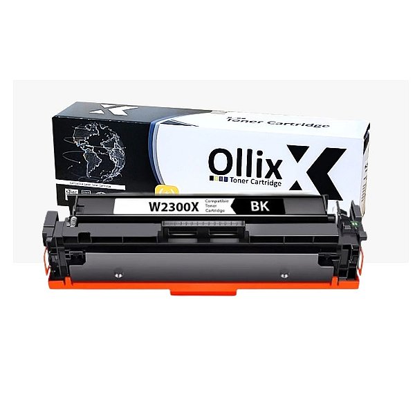 Toner Compatível HP | COM CHIP | 230X | W2300X | PRETO BK | 7.5K | 4201 | 4203 | 4203DW | 4303DW | 4303 | 2300 |230A | Ollix