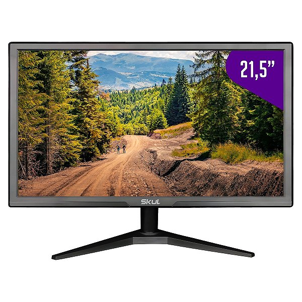 MONITOR SKUL 21,5" OFFICE LED 5MS 75HZ COM ENTRADA HDMI+VGA - SM2155MS75Y