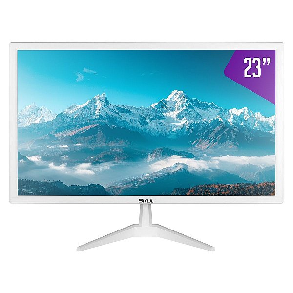 MONITOR SKUL 23" OFFICE LED 5MS 75HZ COM ENTRADA HDMI+VGA BRANCO - SM235MSYW