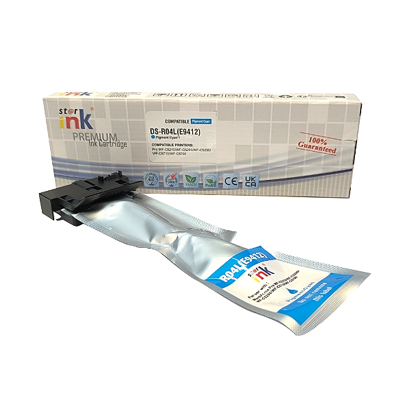 Bolsa de Tinta Compatível Epson E9412 | Ciano | R04L | Pigmentada | WF-C5210 | 5290 | 5710 | 5790 | 5210 | 5K | Starink