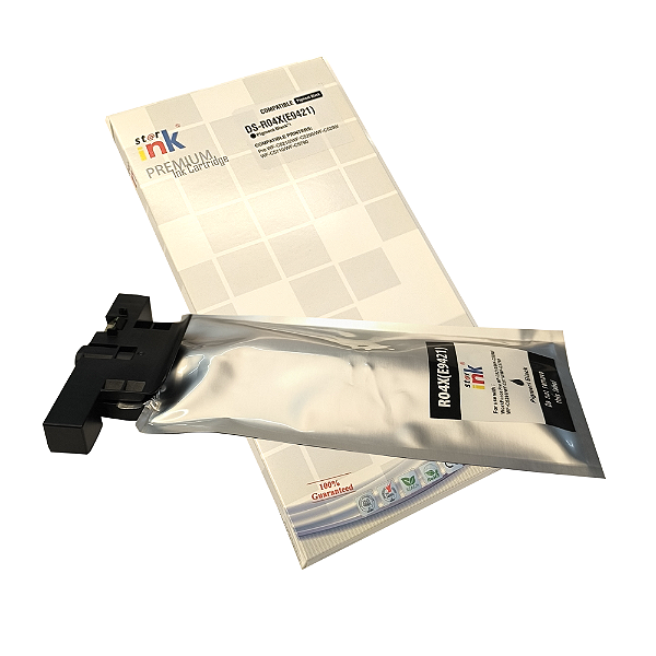 Bolsa de Tinta Compatível Epson E9421 | BK | R04X | Pigmentada | WF-C5210 | 5290 | 5710 | 5790 | 5210 | 10K | Starink