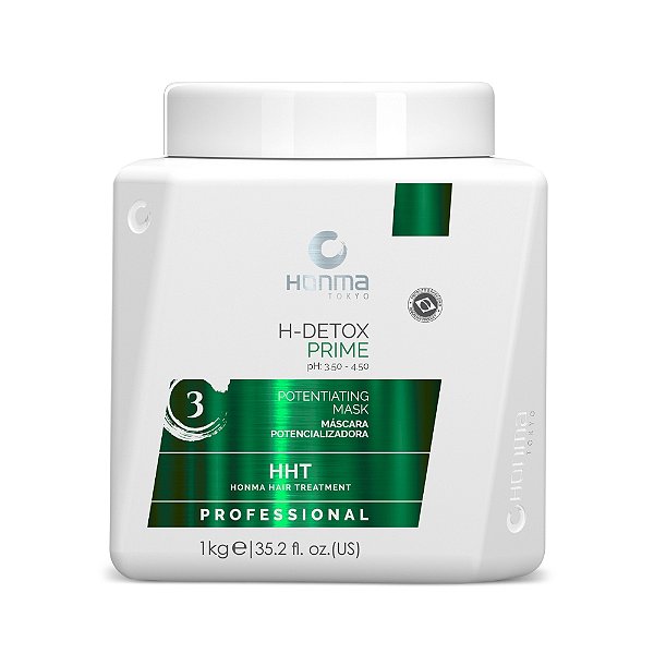 H-Detox Prime P3 Máscara Potencializadora - Honma Tokyo 1Kg