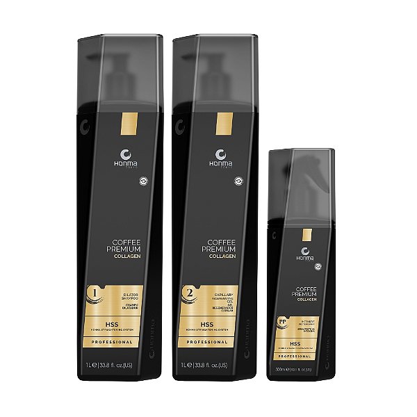 Coffee Premium Collagen Kit Completo - Honma Tokyo
