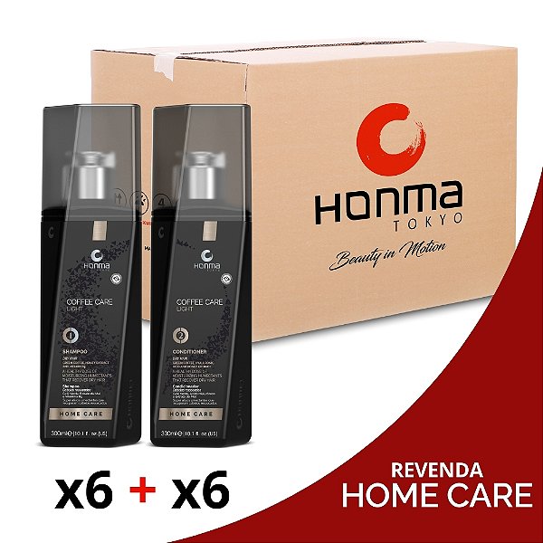 Coffee Care Light Revenda Box 6+6 (P1+P2) - Honma Tokyo 300mL