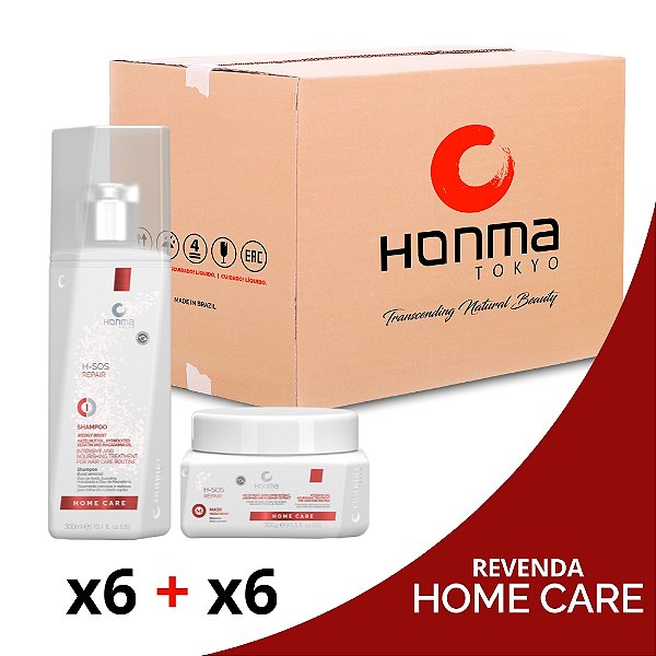 H-S.O.S Repair Revenda Box 6+6 (P1+PM) - Honma Tokyo 300mL/g