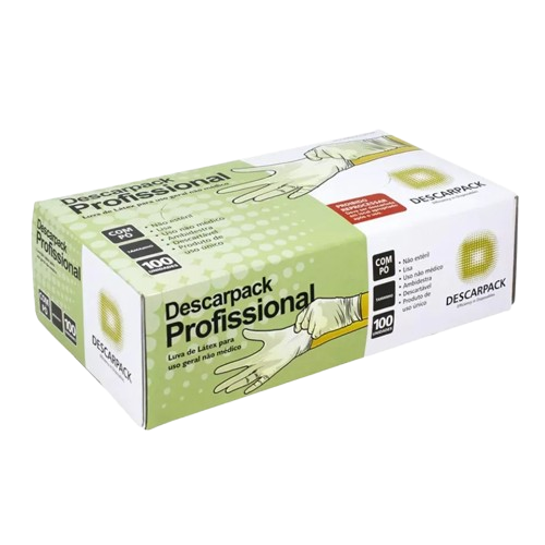 LUVA DE LATEX PARA PROCEDIMENTO NÃO CIRURGICO DESCARPACK CA 44158