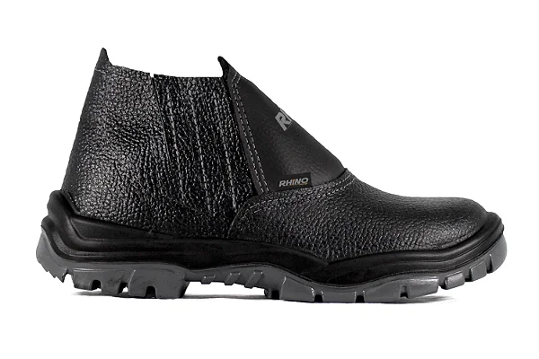 BOTINA RHINO ELÁSTICO COMFORT BIDENSIDADE BICO PVC CA 48539