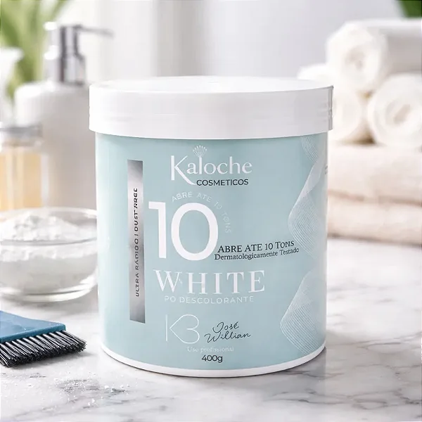 Pó Descolorante Profissional Kaloche White 10 400g