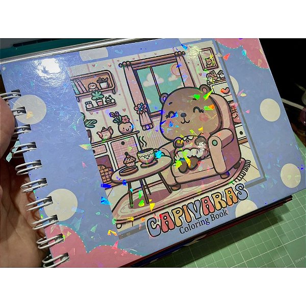 LIVRO DE COLORIR CAPIVARA (COLORING BOOK)