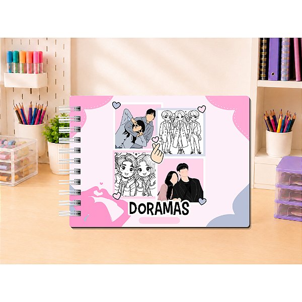 DORAMAS - LIVRO DE COLORIR A5 (COLORING BOOK)