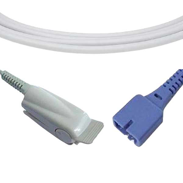 SENSOR DE OXIMETRIA SPO2 ADULTO TIPO CLIPE COMPATÍVEL COM MONITOR NELLCOR OXIMAX DB9
