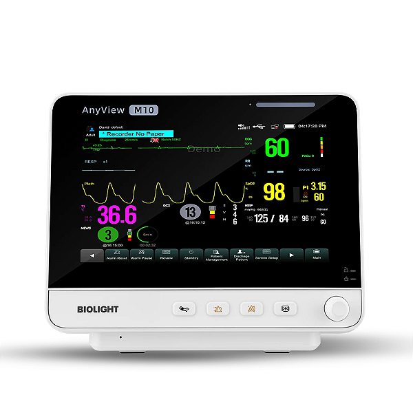 Monitor Multiparâmetros - Biolight - M10