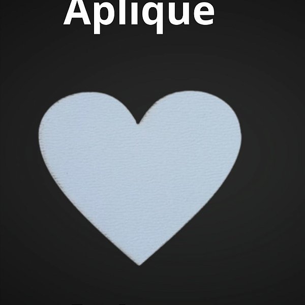 50 Coração mdf Aplique