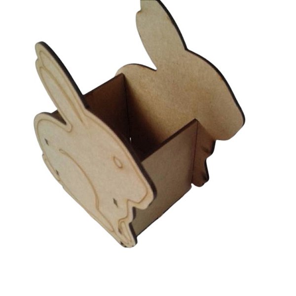 Caixa Formato Coelho mdf 16cm