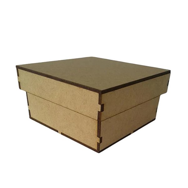 Caixa mdf Cru 8x8
