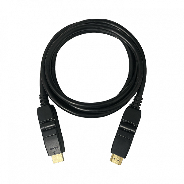 Cabo HDMI 1.4 4k Articulável 180 graus 1.80 metros