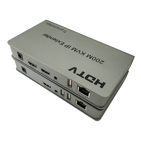 Extensor Hdmi KVM 200m Com Entrada De Rede Via Ip  Conexão Partner