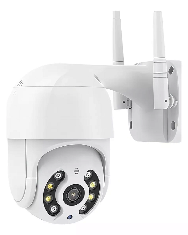 Wifi Smart Camera Speed Home Abq-a8 Câmera Externa Branca a prova d´agua app: icsee