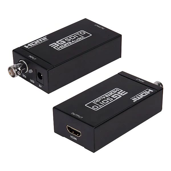 Conversor SDI para HDMI 3g 200 Mhz Full HD - Conex
