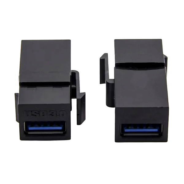 Keystone Preto Usb 3.0 Para Espelho