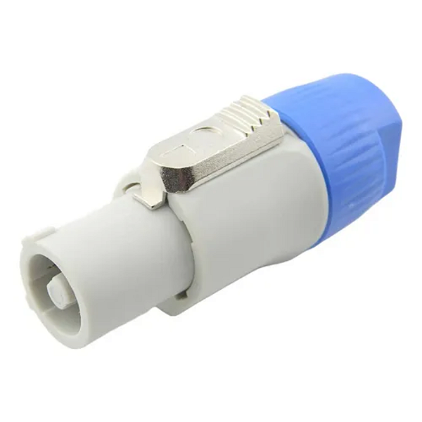 Conector Powercon Macho Mxt 20a 3 Polos Cinza