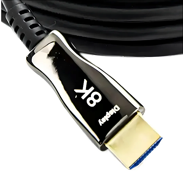 Cabo Hdmi 2.1 8k Fibra Óptica 30mts Desmontável
