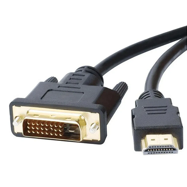Cabo Hdmi X Dvi 24+1 Macho 1,80 Metros Full Hd 1080p Conex