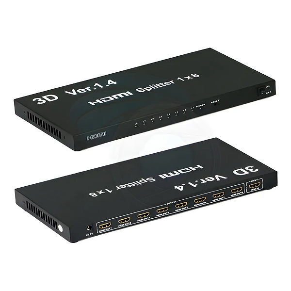 Divisor Splitter Hdmi 1x8 Saidas - 1080p 1.4 3d