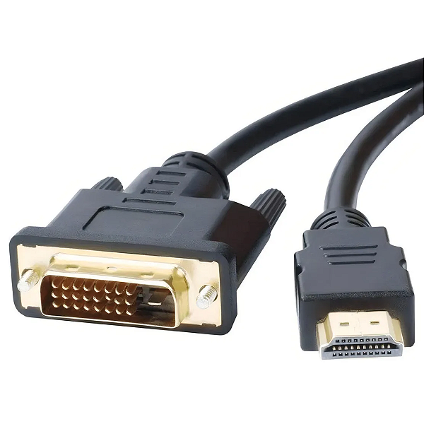 Cabo Hdmi X Dvi 24+1 Macho 1,80 Metros Full Hd 1080p Conex