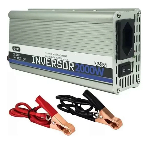 Inversor De Tensão 24v 110v 2000w Transformador