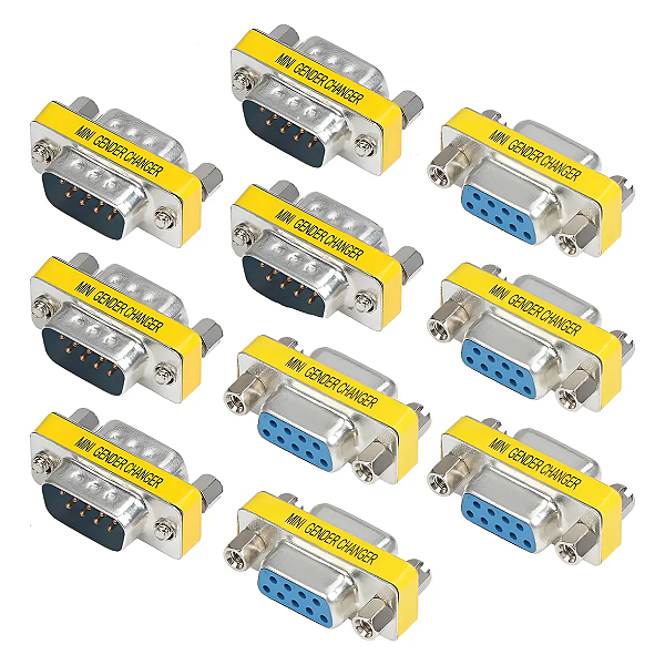 Abcgoodefg 9 Pinos Rs-232 Db9 Macho Para Macho Fêmea Para Fê