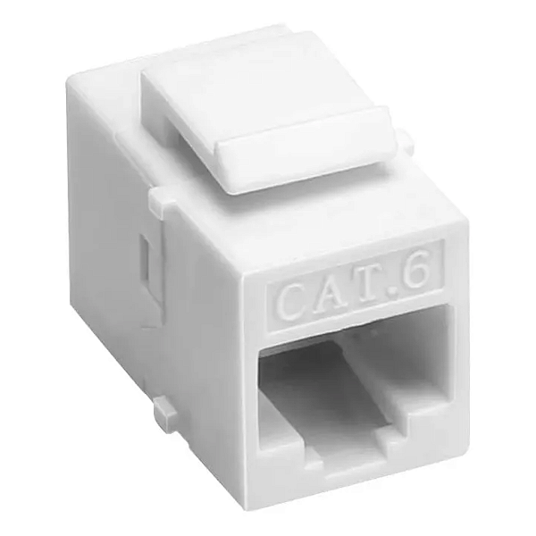 Conector Keystone Emenda Rj45 Femea X Femea Cat6