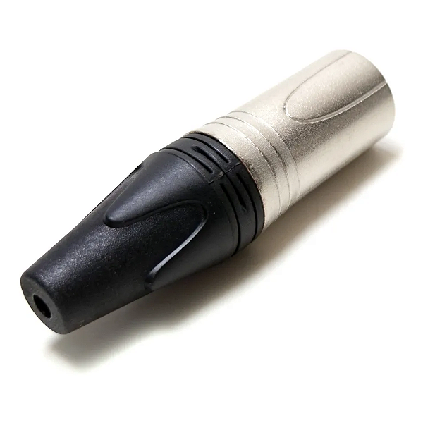 Conector Xlr Dmx Canon Macho 5 Pinos Metal Profissional
