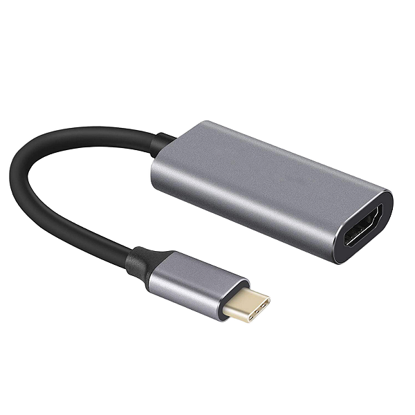 Cabo Adaptador de Monitor 4k 60hz Tipo C Para Hdmi 15cm