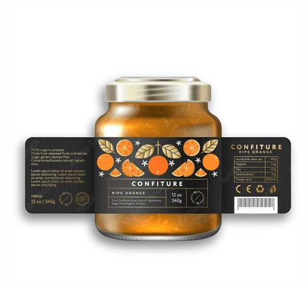 Rótulo Couchê Adesivo 6 x 15 cm