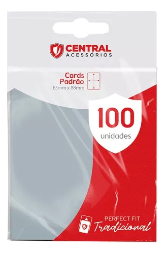 100 Sleeves Central Perfect Fit Pokemon Magic Cards Cartas