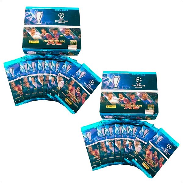 Kit 2 Caixas 288 Cards Champions League 2014 Panini Lacrada