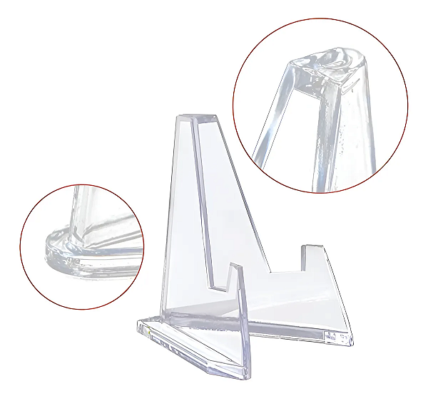 Kit 136 Suportes Expositores de Acrílico