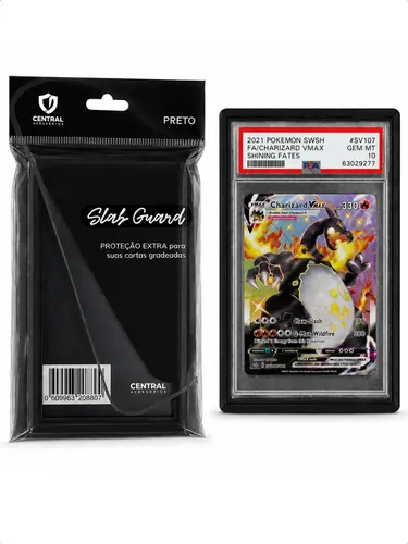 Slab Guard Preto Central Gradeado Psa Tag Protetor Silicone