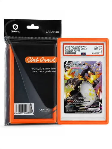 Slab Guard Laranja Central Gradeado Psa Protetor Silicone
