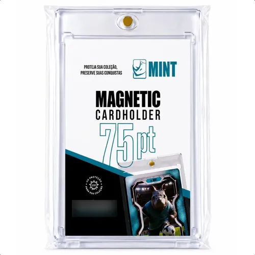 Toploader Magnético Mint 75pt Case Protetor Futebol Cards
