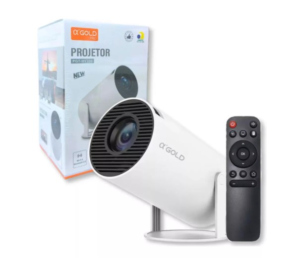 Smat Projetor Portátil 4k Android 11.0 Original Agold Anatel