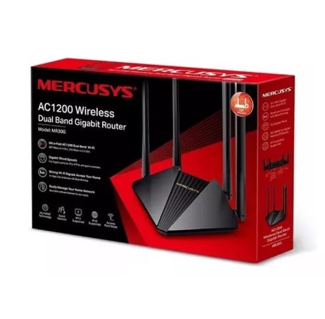 Roteador Mercusys Mr30g Ac1200 Gigabit