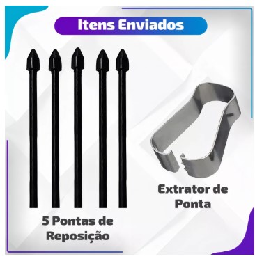 Refil Pontas Para Caneta S Pen Samsung Tab S6 S7 S7lite Note