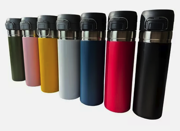 Garrafa Térmica Aço Inox Agua Bike Academia Quick Flip 800ml