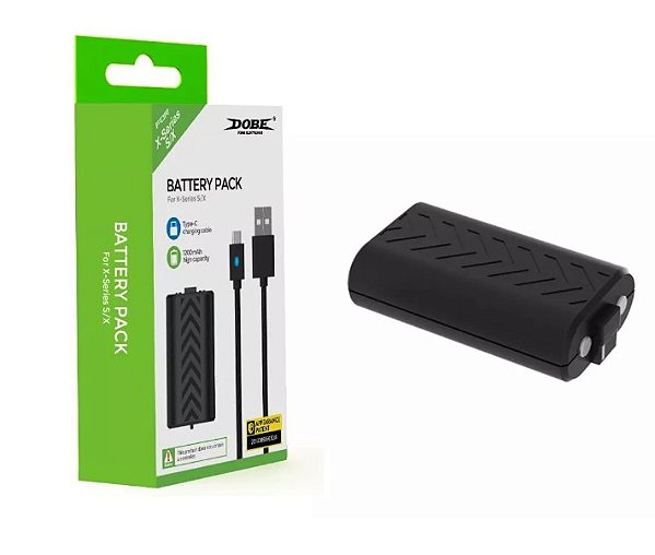 Bateria E Cabo Carregador Tipo C Compatíveis Com Xbox Series