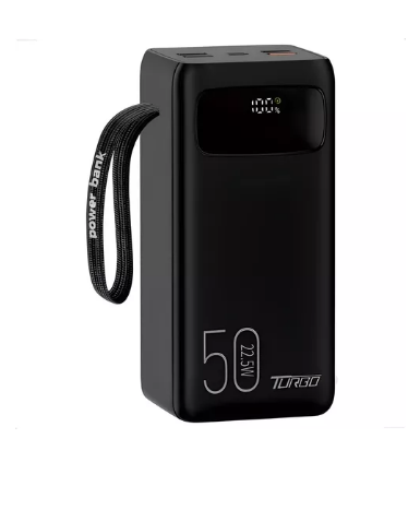 Power Bank Turbo Carregador Portátil 50.000 mah