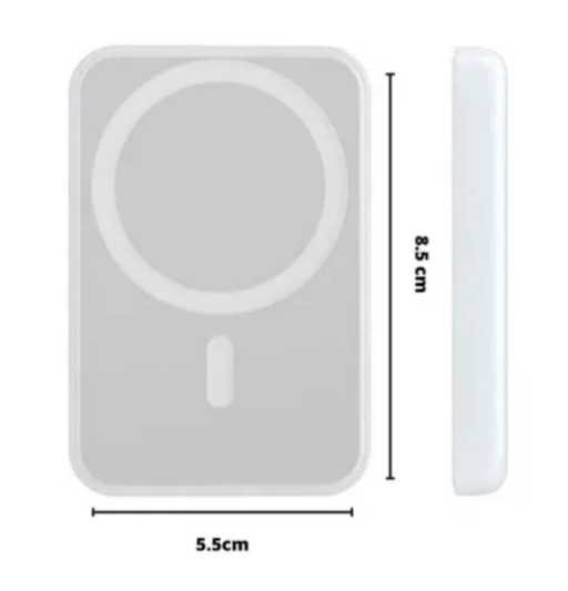 Carregador Portátil Magnético Powerbank Indução 10000mah