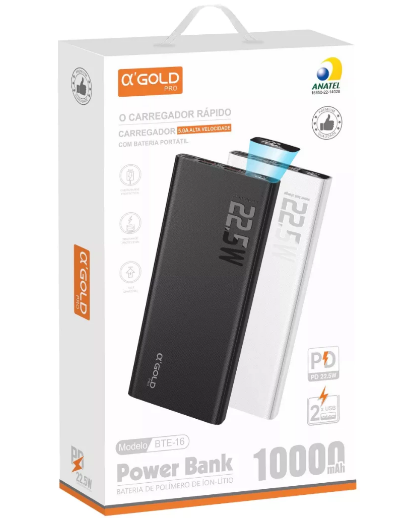 PowerBank 10000mAh A´Gold - BTE-16