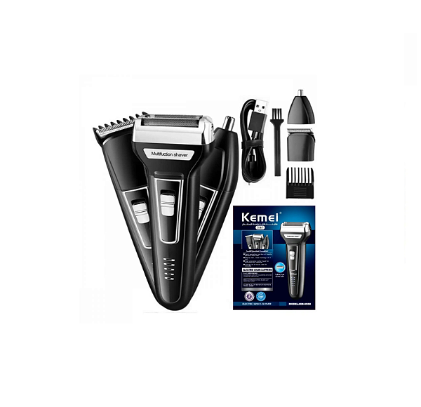 Maquina de cortar cabelo 3em1 KEMEI M-KM-6559